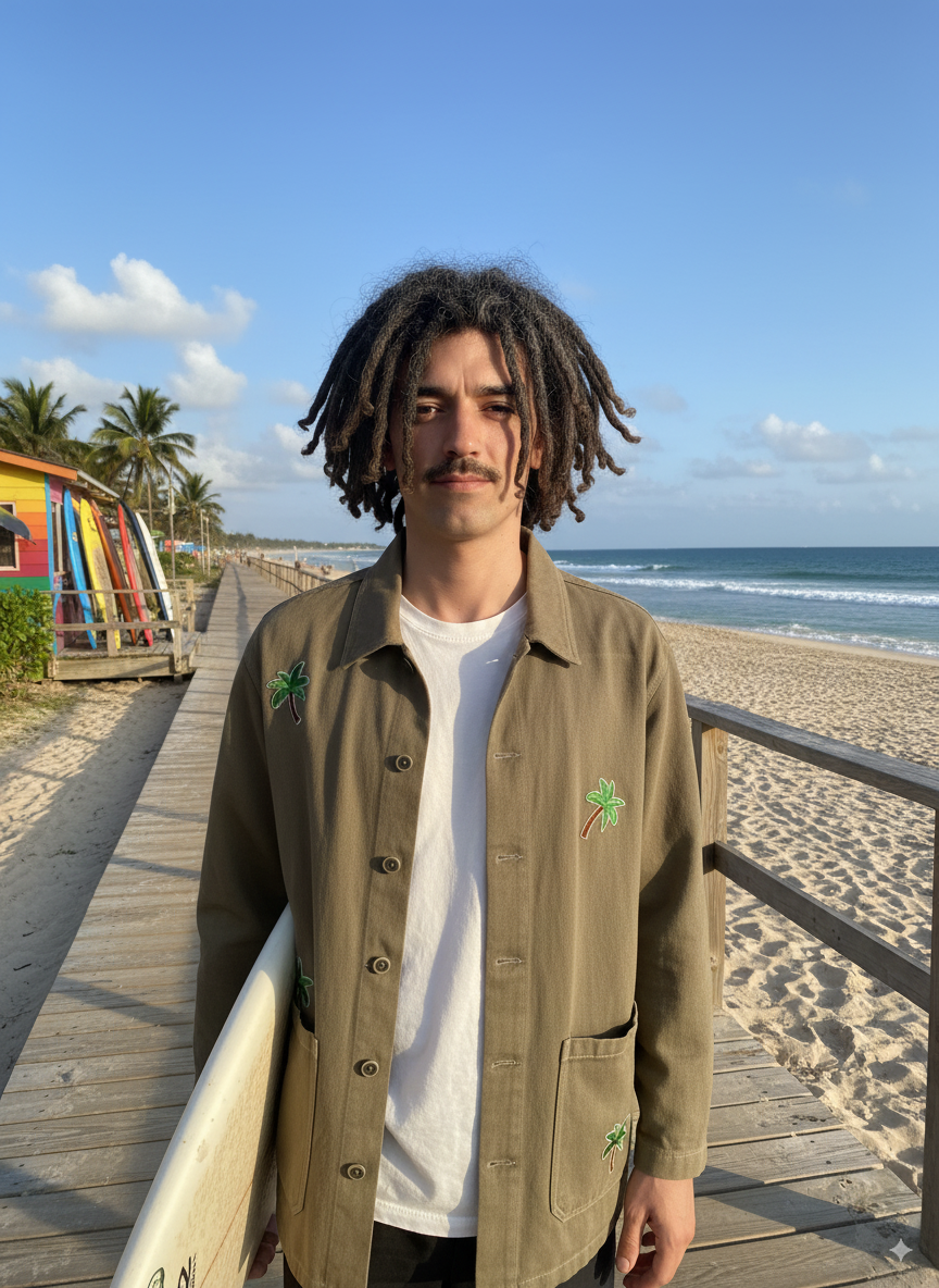 Camisa Sobrecamisa Palmeras