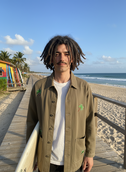 Camisa Sobrecamisa Palmeras